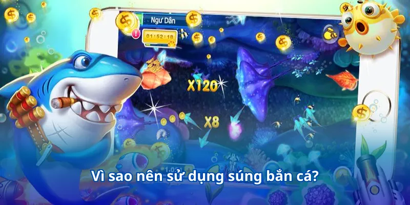 Vì sao nên sử dụng súng bắn cá?