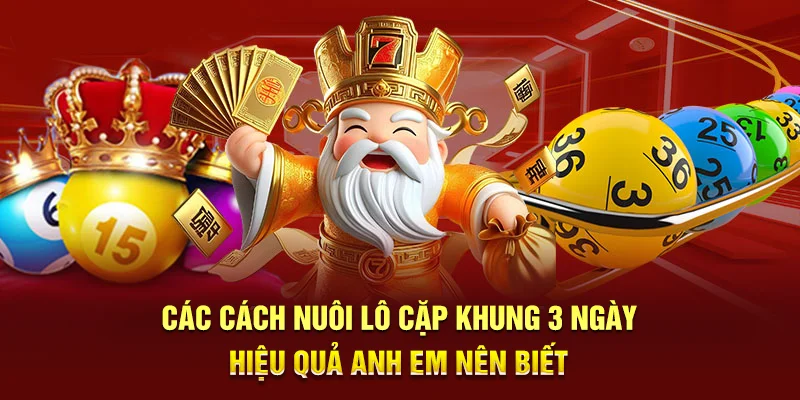 Các cách nuôi lô cặp khung 3 ngày hiệu quả anh em nên biết