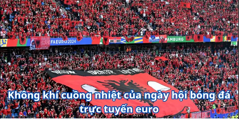 Không khí cuồng nhiệt của ngày hội bóng đá trực tuyến euro
