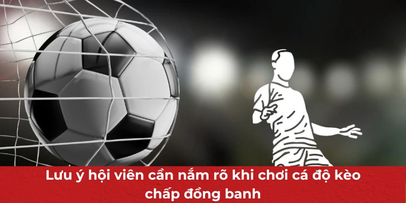 Lưu ý hội viên cần nắm rõ khi chơi cá độ kèo chấp đồng banh